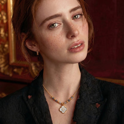 Mystic Clover Necklace - 18K Gold Plated