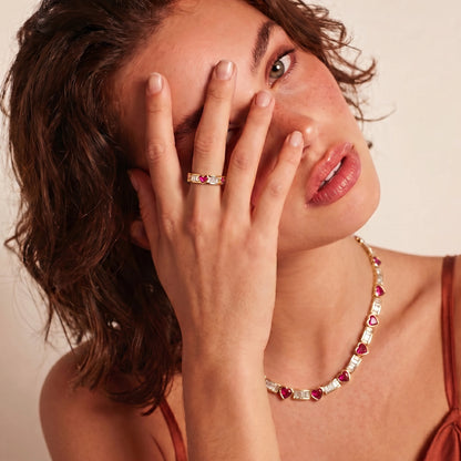 Love + Logic Ring - 14K Gold Plated