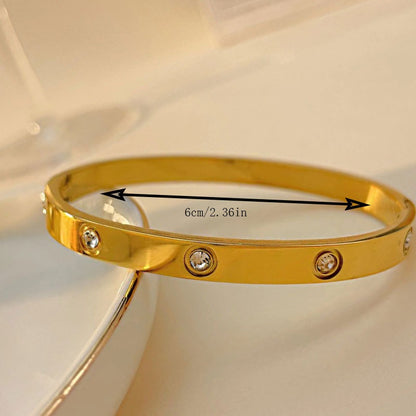 Lovers Stone-Set Bangle