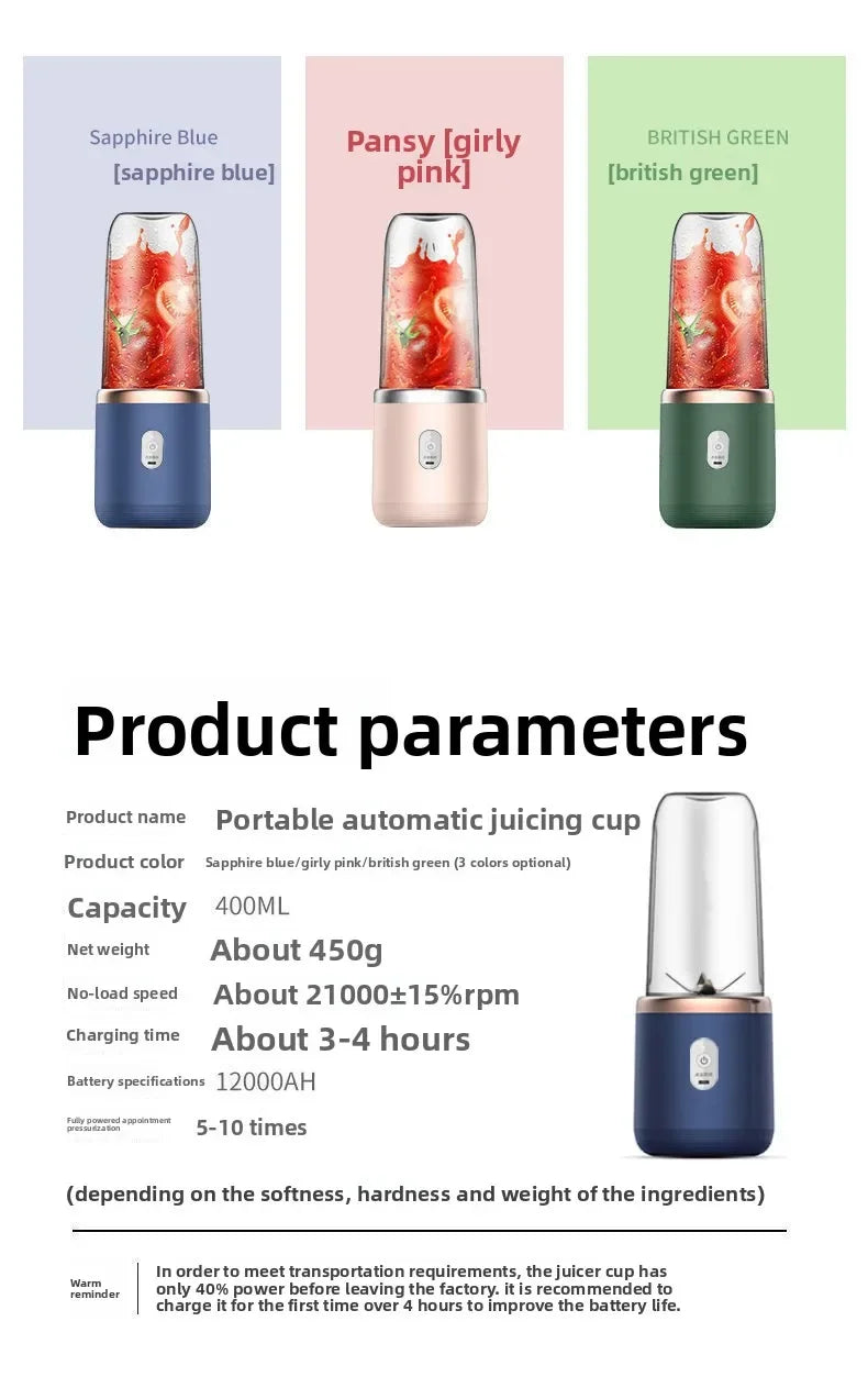 Mix & Go Mini Blender – Fresh Smoothies Anytime, Anywhere
