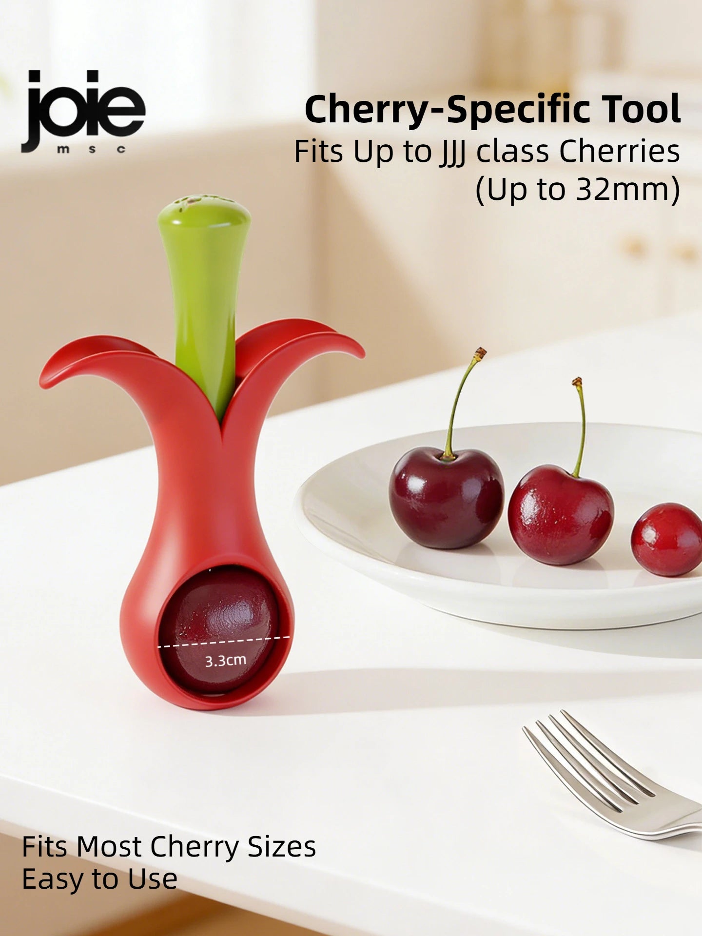 Premium Cherry Pitter – Quick & Easy One-Press Cherry Seed Remover