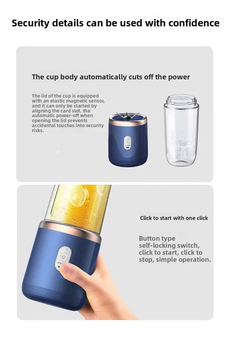 Mix & Go Mini Blender – Fresh Smoothies Anytime, Anywhere
